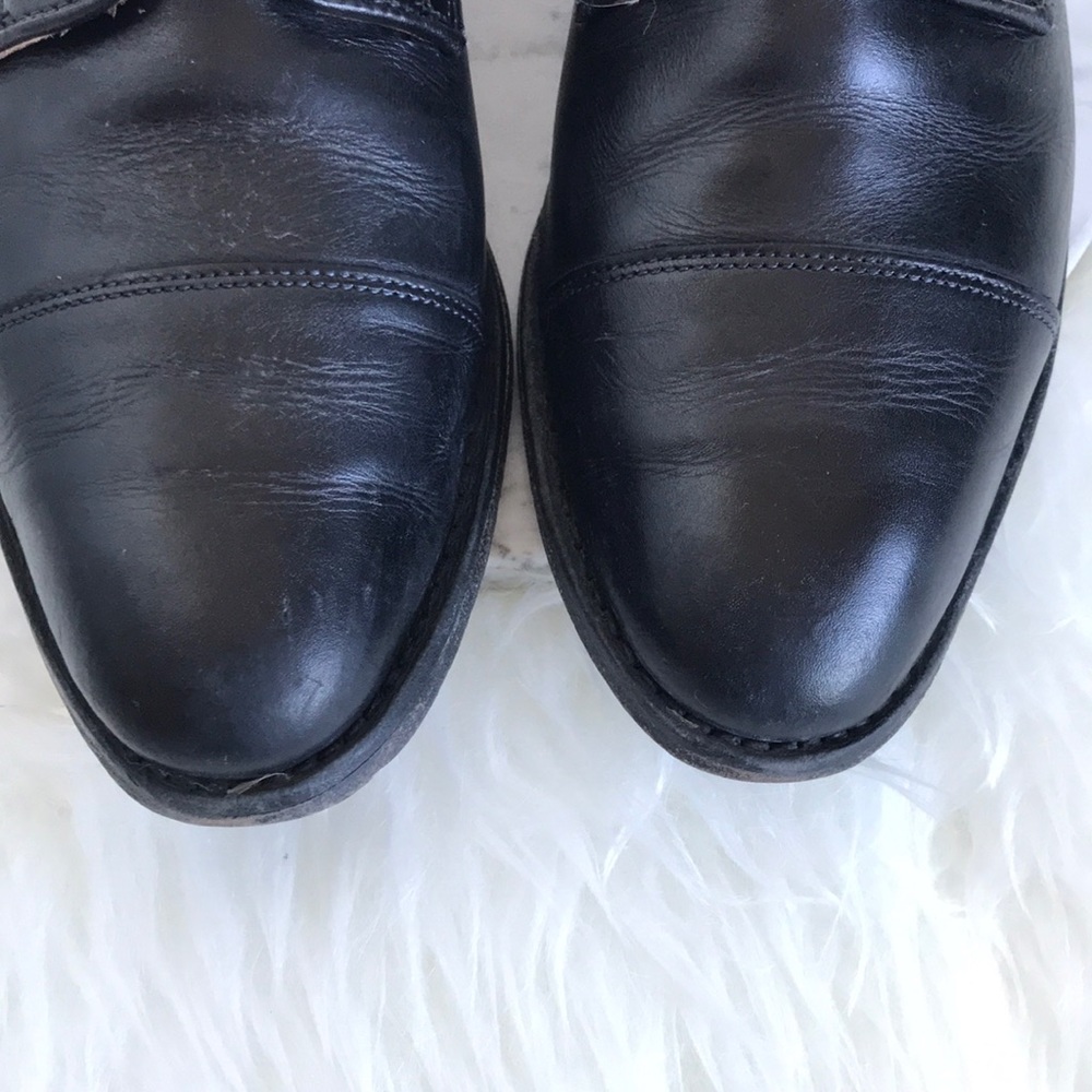 Men’s Classic Cap Toe Leather Dress Shoes - Picture 7 of 7